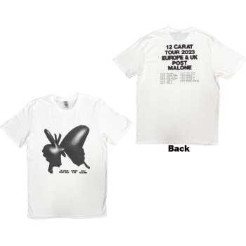 Marchandises Post Malone: Post Malone Unisex T-shirt: Inflatable Butterfly 2023 Tour (back Print & Ex-tour) (small) S