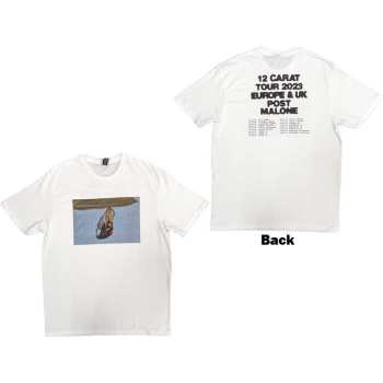 Marchandises Post Malone: Post Malone Unisex T-shirt: Resurface 2023 Tour Dates (back Print & Ex-tour) (small) S
