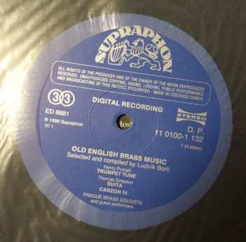 2LP Prague Brass Soloists: Old English Brass Music (2xLP)