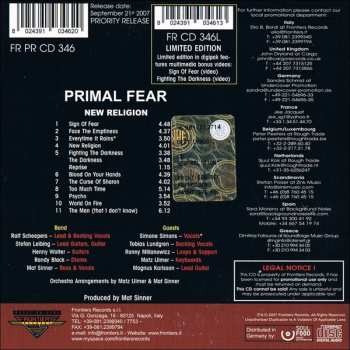 CD Primal Fear: New Religion