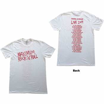 Marchandises Primal Scream: Tričko Maximum Rnr  XXL