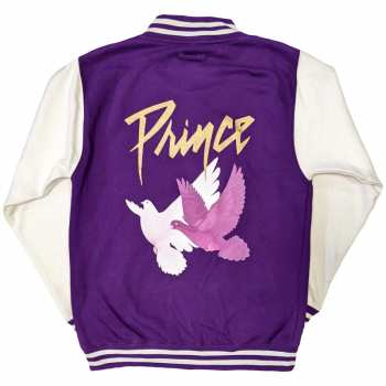 Marchandises Prince: Prince Unisex Varsity Jacket: Doves (back Print) (small) S
