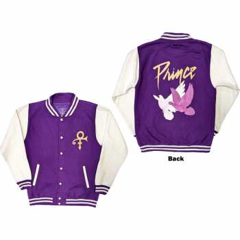 Marchandises Prince: Prince Unisex Varsity Jacket: Doves (back Print) (small) S