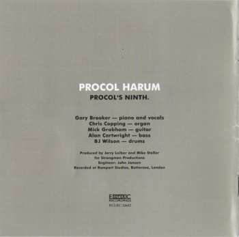 3CD Procol Harum: Procol's Ninth DIGI