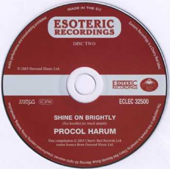 3CD Procol Harum: Shine On Brightly DLX