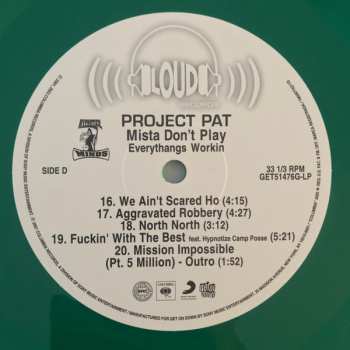 2LP Project Pat: Mista Don't Play (Everythangs Workin) CLR