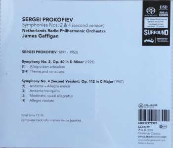 SACD Sergei Prokofiev: Symphonies Nos. 2 & 4 (second version)