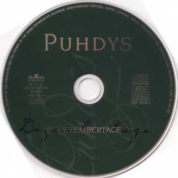 CD Puhdys: Dezembertage DIGI