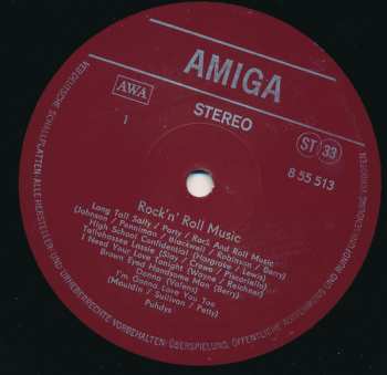 LP Puhdys: Rock'N' Roll Music