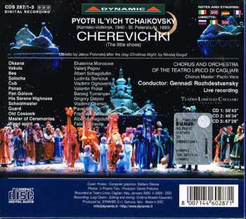 3CD/Coffret Pyotr Ilyich Tchaikovsky: Cherevichki