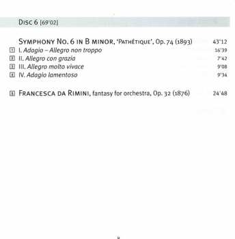 6CD Pyotr Ilyich Tchaikovsky: Orchestral Works Including Symphonies 1-6