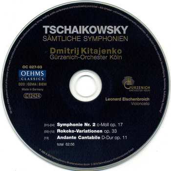 8CD/Coffret Pyotr Ilyich Tchaikovsky: Sämtliche Symphonien
