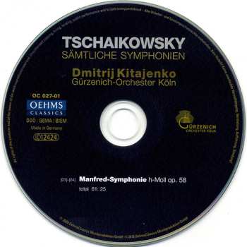 8CD/Coffret Pyotr Ilyich Tchaikovsky: Sämtliche Symphonien