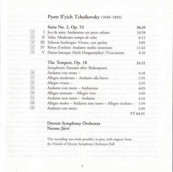 CD Pyotr Ilyich Tchaikovsky: Suite No. 2 / The Tempest