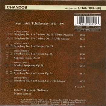 6CD/Coffret Pyotr Ilyich Tchaikovsky: The Symphonies