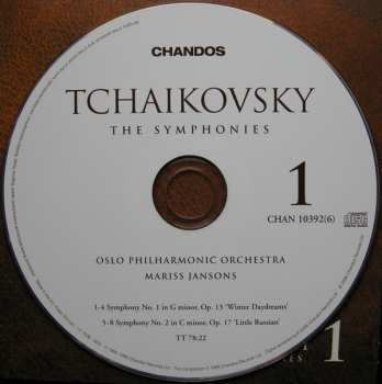 6CD/Coffret Pyotr Ilyich Tchaikovsky: The Symphonies