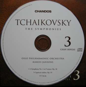 6CD/Coffret Pyotr Ilyich Tchaikovsky: The Symphonies