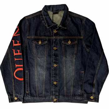 Merch Queen: Veste en jean White Crest