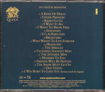 3CD/Coffret Queen: Greatest Hits I II & III (The Platinum Collection) LTD