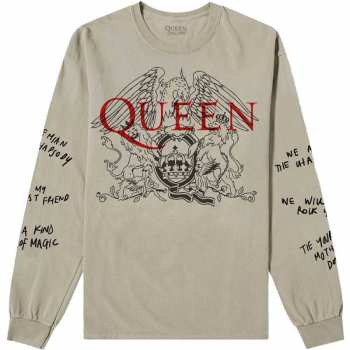 Merch Queen: Long Sleeve T-shirt Handwritten
