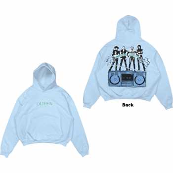 Marchandises Queen: Queen Unisex Pullover Hoodie: Radio Ga Ga (back Print) (small) S