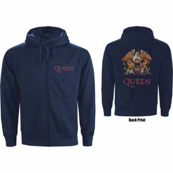 Marchandises Queen: Mikina Se Zipem Classic Crest  S