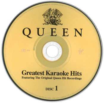 2CD Queen: Greatest Karaoke Hits - Featuring The Original Queen Hit Recordings