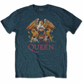 Marchandises Queen: Queen Unisex T-shirt: Classic Crest (small) S
