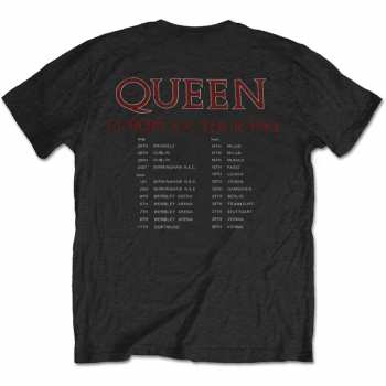 Marchandises Queen: Tričko European Tour 1984  S