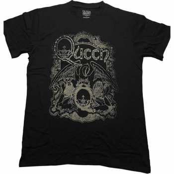 Merch Queen: T-shirt Ornate Crest