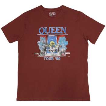 Marchandises Queen: Queen Unisex T-shirt: Tour '80 (small) S