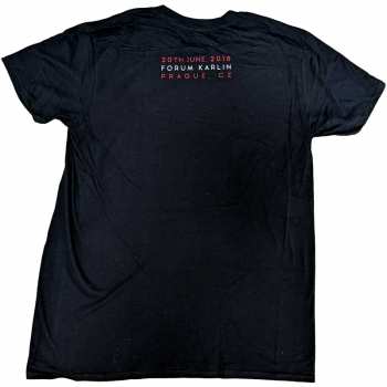 Marchandises Queens Of The Stone Age: Queens Of The Stone Age Unisex T-shirt: Prague 2018 (back Print) (small) S