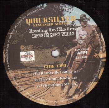 LP Quicksilver Messenger Service: Cowboy On The Run (Live In New York)