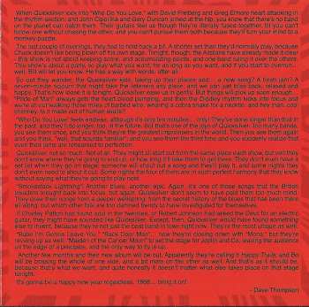 CD Quicksilver Messenger Service: New Year's Eve 1967