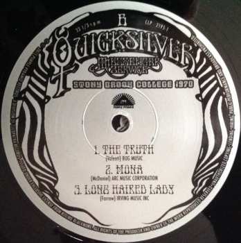 2LP Quicksilver Messenger Service: Stony Brook College 1970