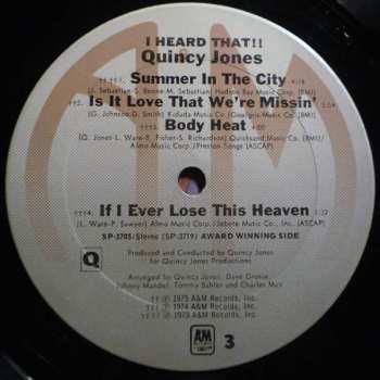 CD Quincy Jones: I Heard That!!