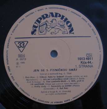 2LP R. A. Dvorský: Jen Se S Písničkou Smát (1938-1944)