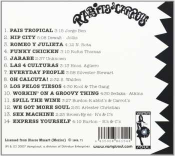 CD Rabbits & Carrots: Soul Latino