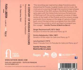CD Sergei Vasilyevich Rachmaninoff: A Century Of Russian Colours