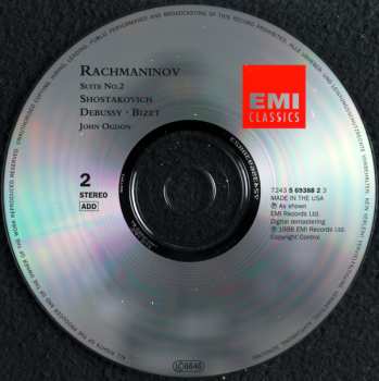 2CD Sergei Vasilyevich Rachmaninoff: Works For Two Pianos