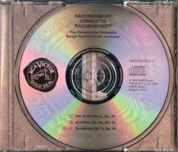 CD Sergei Vasilyevich Rachmaninoff: Rachmaninoff Conducts Rachmaninoff – Symphony No. 3 • The Isle Of The Dead • Vocalise
