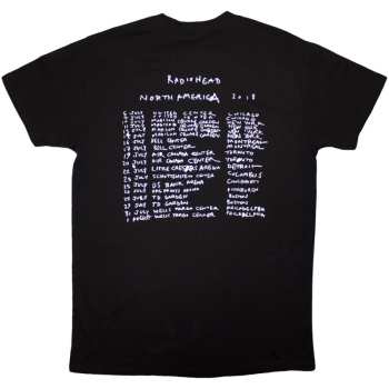 Marchandises Radiohead: Radiohead Unisex Organic T-shirt: Bearhead Crest (black) (back Print) (small) S