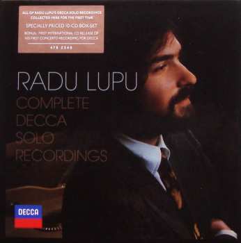 10CD/Coffret Radu Lupu: Complete Decca Solo Recordings
