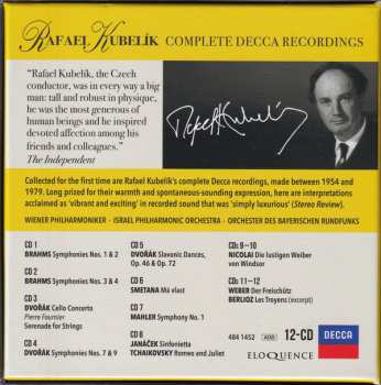 12CD/Coffret Rafael Kubelik: Complete Decca Recordings