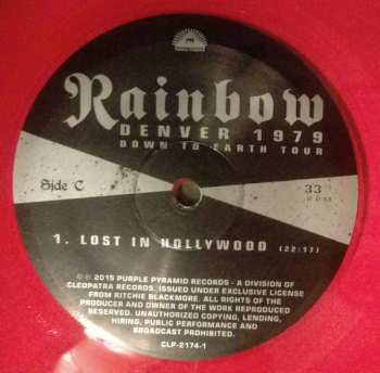 2LP Rainbow: Denver 1979 Down To Earth Tour LTD | CLR