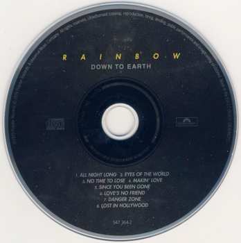 CD Rainbow: Down To Earth