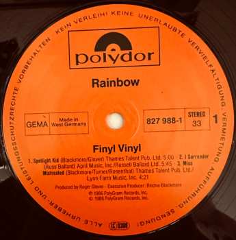 2LP Rainbow: Finyl Vinyl