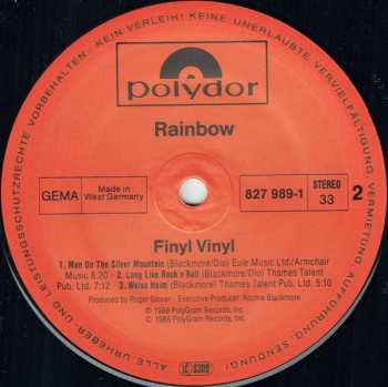 2LP Rainbow: Finyl Vinyl