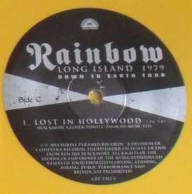 2LP Rainbow: Long Island 1979 Down To Earth Tour LTD | CLR