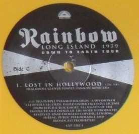 2LP Rainbow: Long Island 1979 Down To Earth Tour LTD | CLR